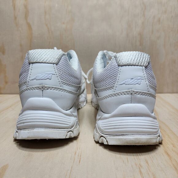 Avia White Leather Fabric Upper Sneaker Athletic Shoe Women 9 W Non-Marking - Picture 4 of 9